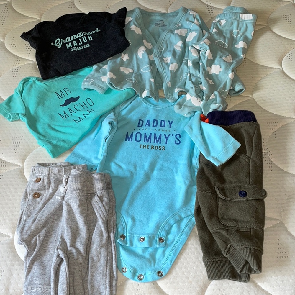3-6 month assortment of clothes